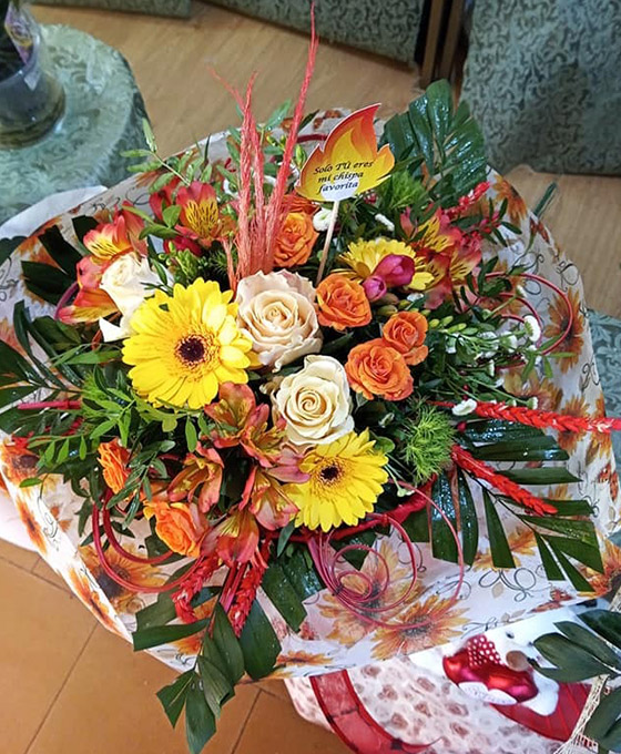 Regalar ramos de flores