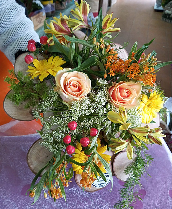 Ramo en tonos Naranja