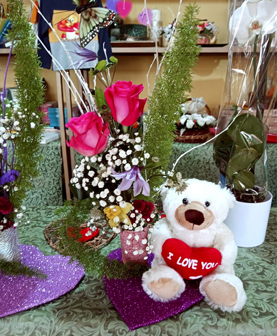 Ramos de flores en La Magdalena